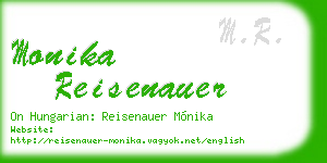 monika reisenauer business card
